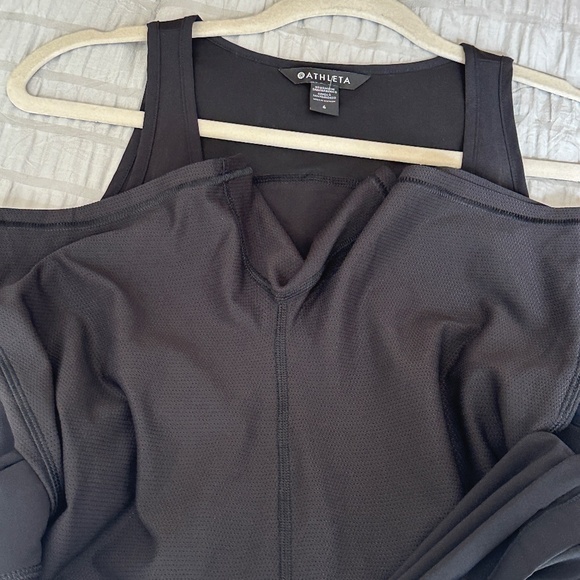 Brand New Athleta Expedition Dress Black Size 6 Shorts Athletic Knee Sleeveless - Picture 9 of 9